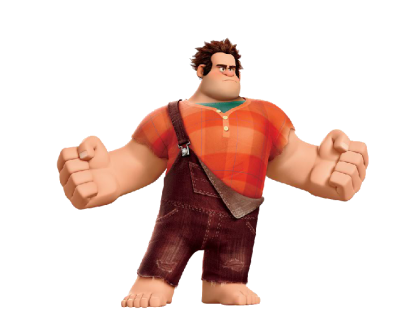 Ralph's final design, although intimidating and looking like a typical bully, does elicit some sympathy, especially  once we learn his plight.